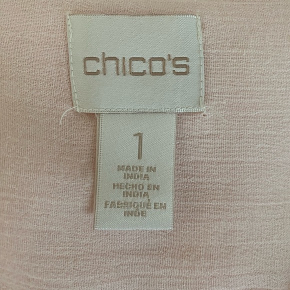 Chico’s Size 1 (small 8) Women’s blouse. 100% cotton. - Picture 10 of 14